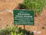 JOOSUB Sikander Ismail 1954-1972
