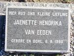 EEDEN Jaenette Hendrika, van 1960-1960