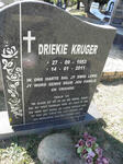 KRUGER Driekie 1953-2011