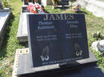 JAMES Thomas Robinson 1942-2004 & Jeanette Ellen 1942-2012