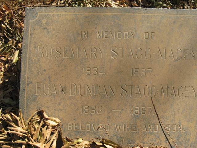 MACEY Rosemary, STAGG 1934-1967 :: STAGG-MACEY Euan Duncan 1963-1967