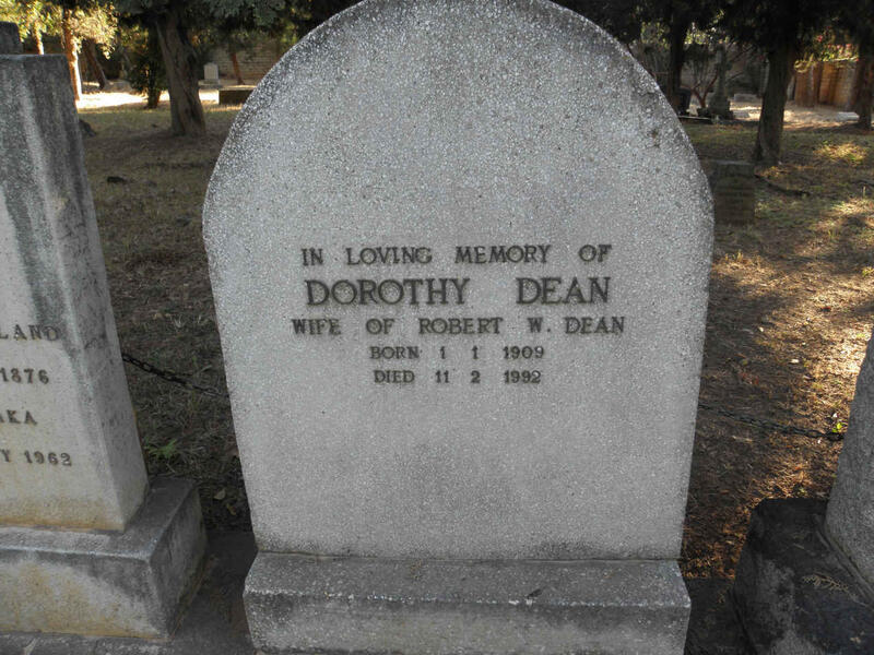 DEAN Dorothy 1909-1992