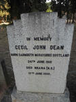 DEAN Cecil John 1910-1960