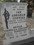 COETZEE Jan Abraham 1884-1952 & Hester Isabella SCHEEPERS 1896-1959