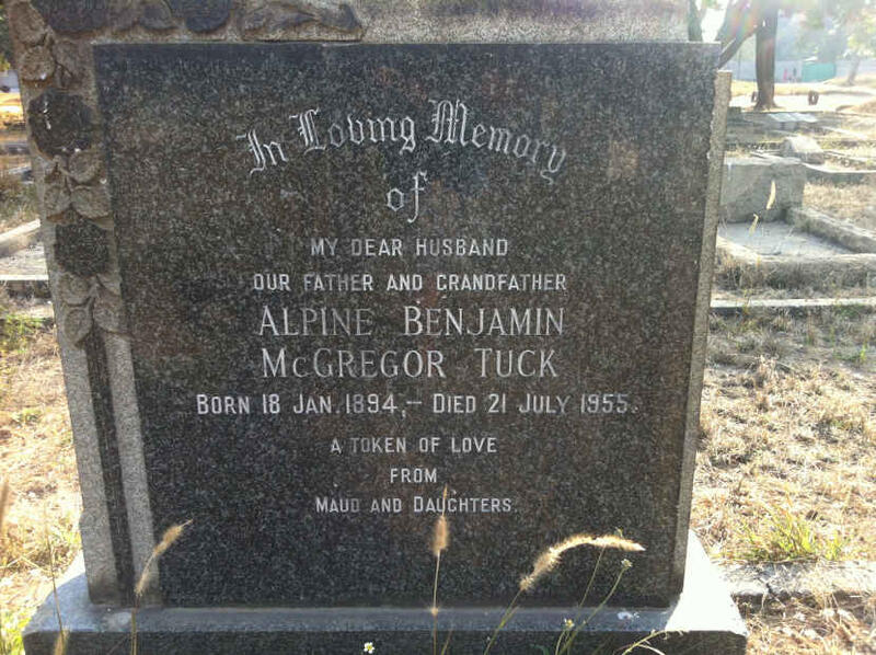 TUCK Alpine Benjamin McGregor 1894-1955