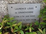 GRANDHOMME Laurence Louis, de 1880-1951