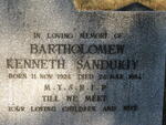 SANDUKIY Bartholomew Kenneth 1924-1984