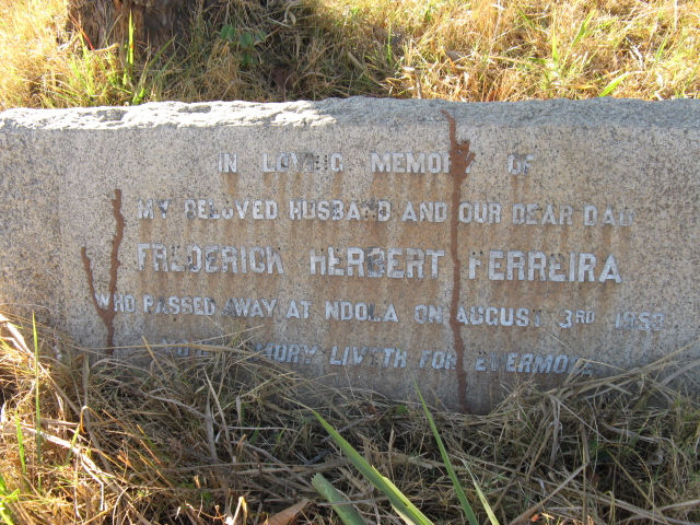 FERREIRA Frederick Herbert -1953