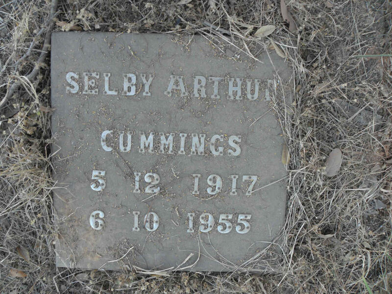 CUMMINGS Selby Arthur 1917-1955