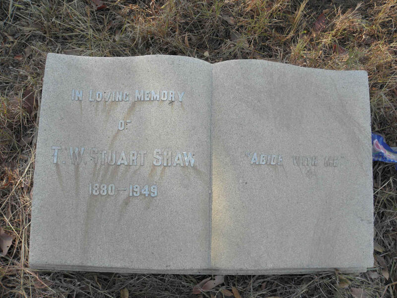 SHAW T.W. Stuart 1880-1949
