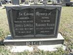 RICE James Lowell 1915-1987 & Marjorie Walker PEACH 1915-2004