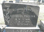 LARSEN Mathilda Paulina 1899-1974