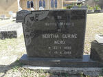 NERO Bertha Gurine 1890-1988