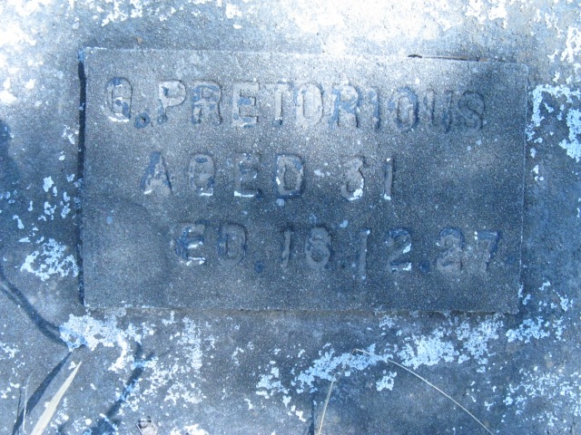 PRETORIOUS G. -1927