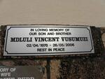 MDLULI Vincent Vusumuzi 1976-2006