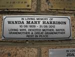 HARRISON Wanda Mary 1929-2012