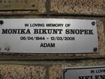 SNOPEK Monika Bikunt 1944-2008