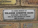 HAND Yolande Lynette 1975-2007
