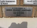 GOFFINET Denis Ernest 1924-2010