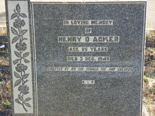 ACKER Henry O. -1945