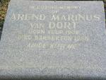 DORT Arend Marinus, van 1908-1955