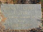 LISTER Henry Lennox 1908-1965