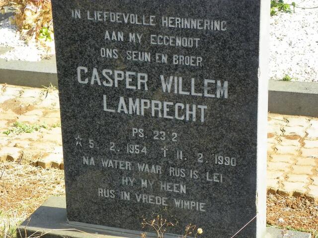 LAMPRECHT Casper Willem 1954-1990