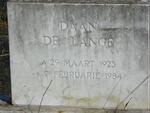 LANGE Daan, de 1923-1984