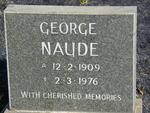 NAUDE George 1909-1976
