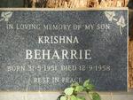 BEHARRIE Krishna 1951-1958