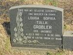 GROBLER Louisa Sophia nee JACOBSZ 1910-1980