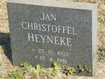 HEYNEKE Jan Christoffel 1907-1981