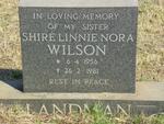 LANDMAN Shire Linnie Nora, WILSON 1956-1981