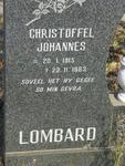 LOMBARD Christoffel Johannes 1915-1983