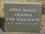 SCHALKWYK Anna Maria Johanna, van 1939-1979