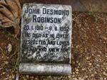 ROBINSON John Desmond 1910-1992