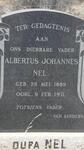 NEL Albertus Johannes 1889-1971 