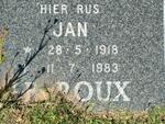ROUX Jan, le 1918-1983