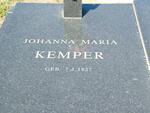 KEMPER Johanna Maria 1927-
