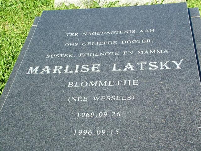 LATSKY Marlise nee WESSELS 1969-1996