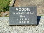 MOODIE May 1925-1998