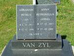 ZYL Abraham Petrus, van 1917-1998 & Anna Petronella 1917-2002