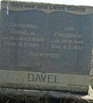 DAVEL Jan Frederick 1840-1932 & Catharina Cornelia DE LANGE 1850-1934
