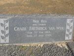 WYK Charl Fredirick, van 1868-1922