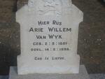 WYK Arie Willem, van 1851-1938