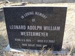 WESTERMEYER Leonard Adolph William 1924-2002