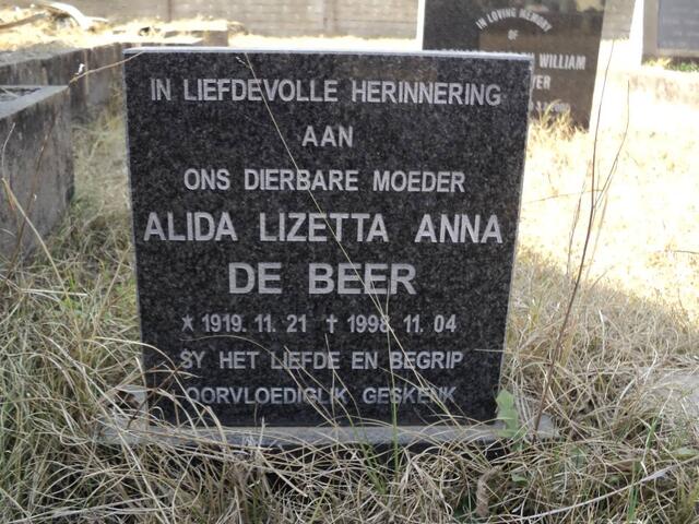 BEER Alida Lizetta Anna, de 1919-1998
