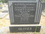 OLIVIER Ockert P.J. -1951 & Maria Magdalena LOURENS 1881-1966