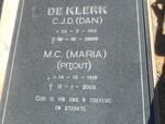 KLERK C.J.D., de 1915-2000 & M.C. PITOUT 1918-2005