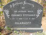 HAARHOFF Johannes Stephanus 1919-1997